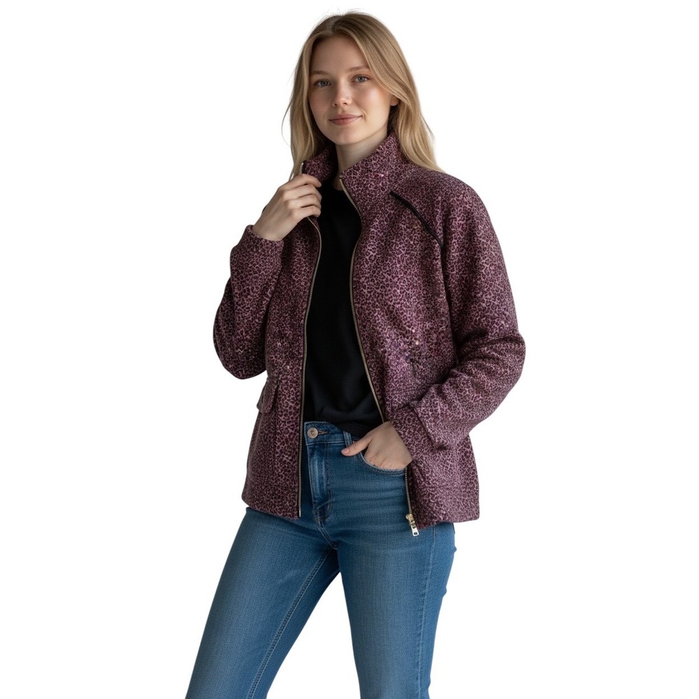 Chicos Zenergy Full Zip Jacket Size 2